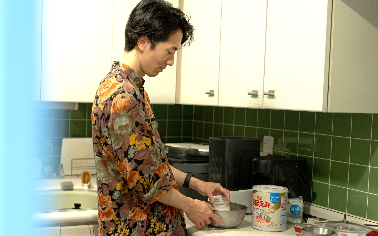 ミルクをつくる須田英太郎